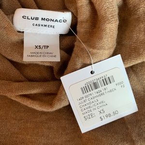 Club Monaco Sweater Cashmere NWT
